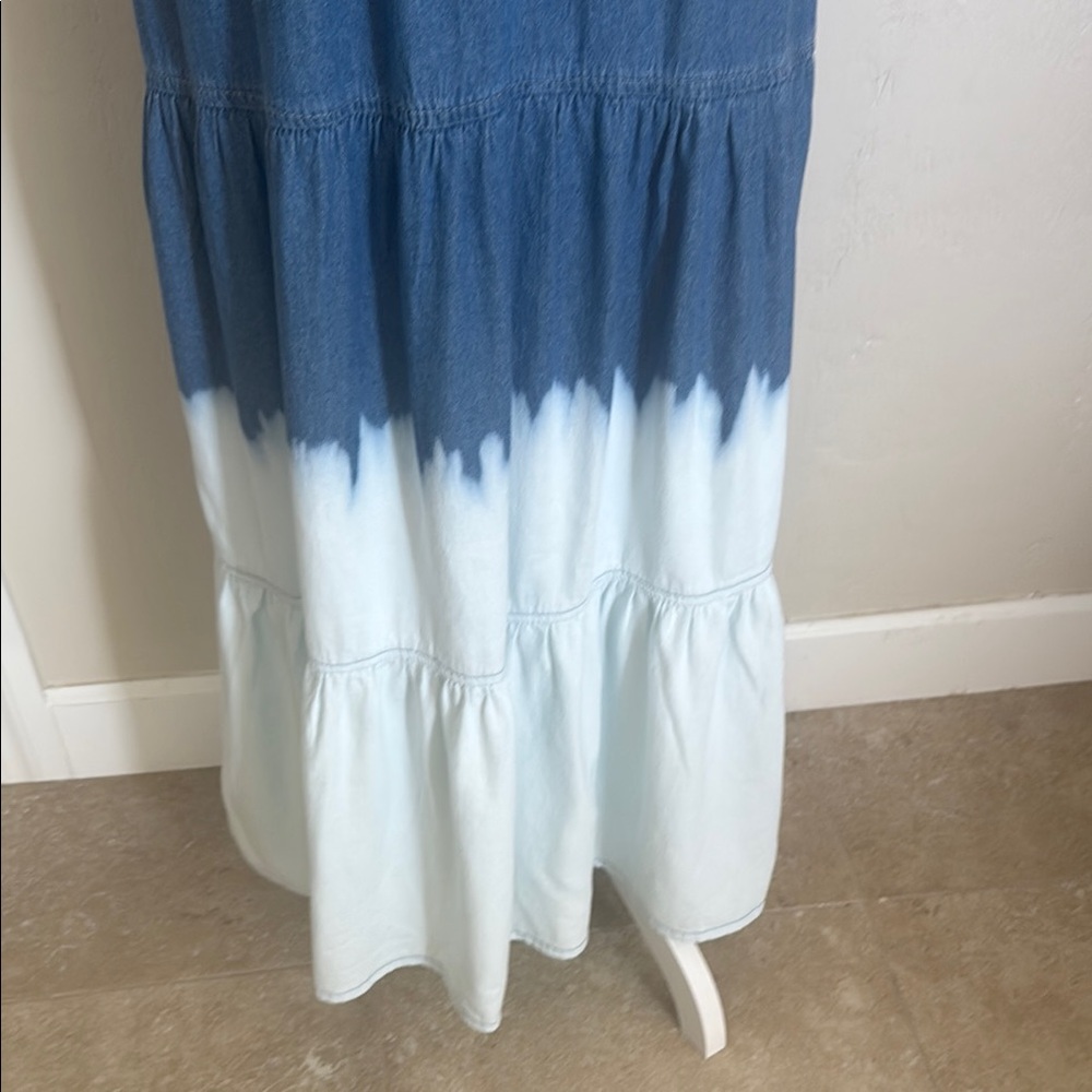 Denim Ombre Maxi Dress - Picture 4 of 12